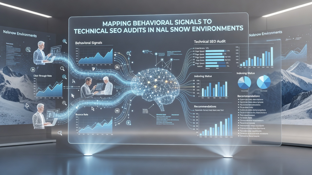 Chart displaying correlation between user scroll depth metrics and technical crawl error rates on Nalsnow-powered websites